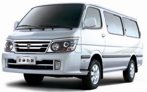 China Commercial Haise Van 15 Person Passenger Van 4 Door Gasoline / Deisel Engine factory