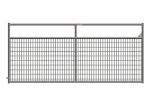 Weather Resistant 10 Ft Metal Farm Gate , Wire Filled Steel Tube Farm Gates