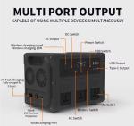 Portable Power Station 1200W Solar Power System Energy Storage Battery / Outdoor