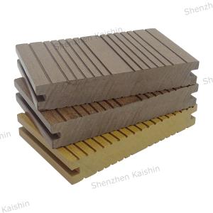 China Wooden Flooring Plastic Composite WPC Decking factory