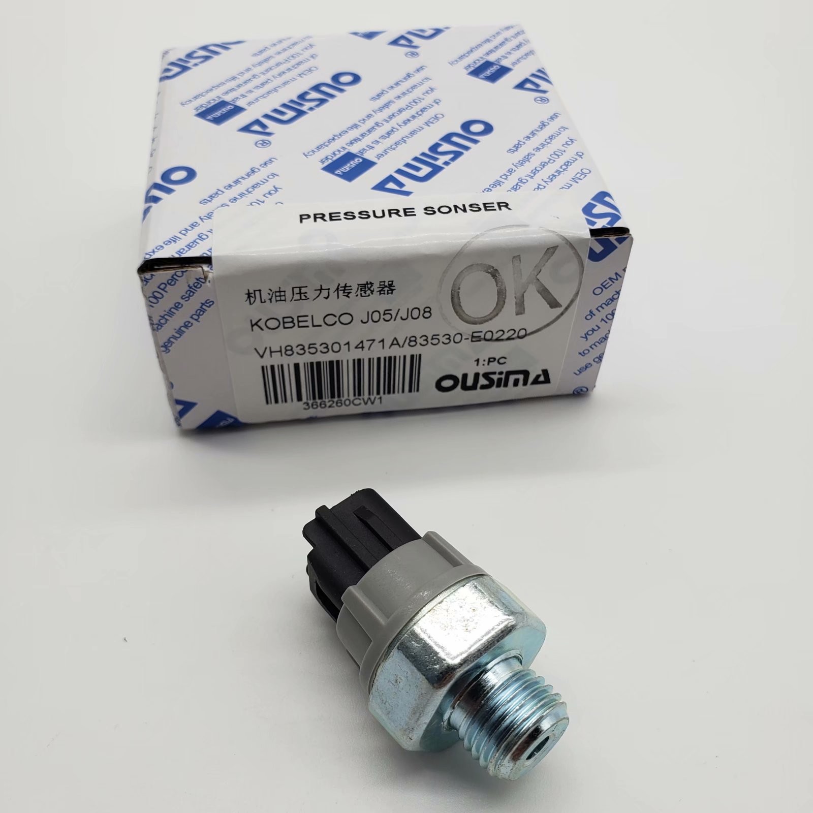 OUSIMSA VH835301471A 83530-E0220 Oil Preeure Switch Assy For Excavator KOBELCO J05 J08
