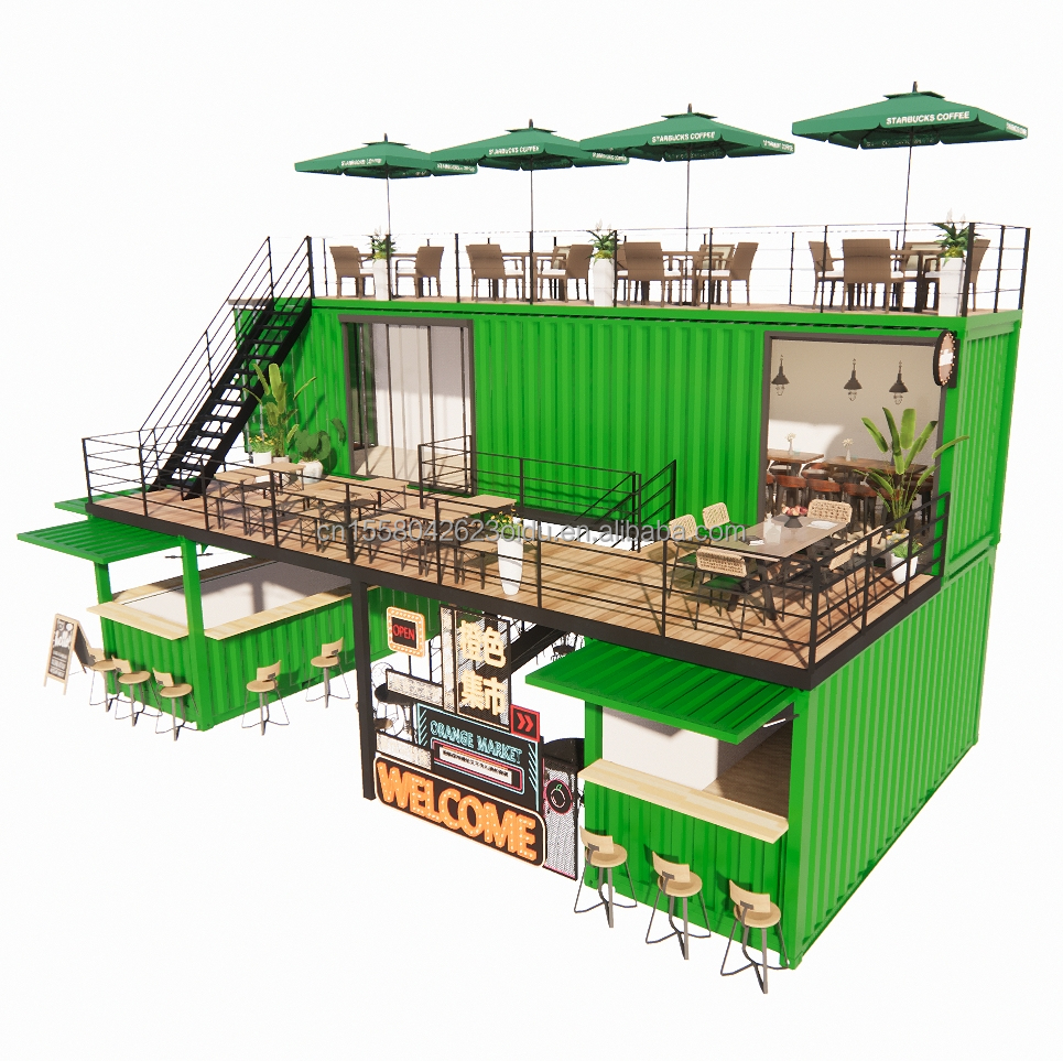 Container with Bathrooms and Kitchens Modern Rapid Construction of Modular Prefabricated Houses