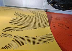 China 530mmX2000mm Punched Sheet Metal for Sturdy and Durable Climbing Frame factory