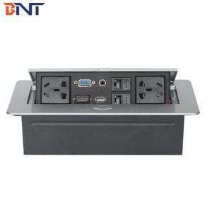 BNT RJ45 pop up table mounted socket outlet for office conference table