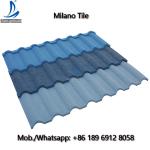 San-gobuild Storm Resistance 0.4 mm Milano Tile Zinc Aluminum Corrugated Roofing