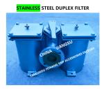 STAINLESS STEEL DUPLEX LOW PRESSURE CRUDE OIL FILTER - STAINLESS STEEL DUPLEX