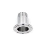 Square Head Code Sanitary Male Thread Ferrule Adapter for DIN/SMS/ISO/3A