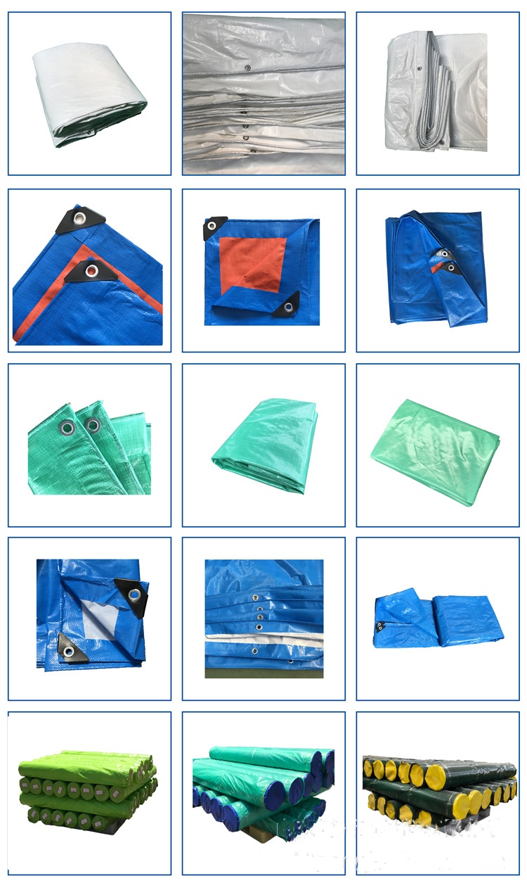 PE Tarpaulin Width 2-11m Rainproof Dustproof Waterproof UV Resistant Sun Resistant