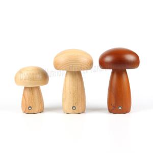 China Custom Wooden Mushroom Lamp, Night Light for Birthday Gifts factory