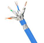 1000FT SFTP CAT6A Cable 23AWG LSZH Cable With Blue Jacket 500MHz 10Gbps