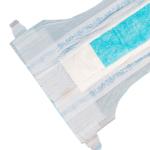 PP Velcro Tape Disposable Newborn Baby Diapers 1100ml Absorption