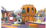 400 Squares Indoor Playground Equipment Multi Functional Adventure Park Indoor