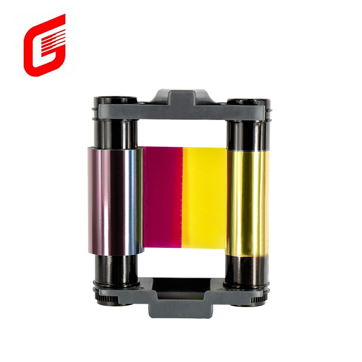 Evolis CBGR0100C Badgy100 / 200 YMCKO Color Ribbon 100 Prints/Roll COMPATIBLE