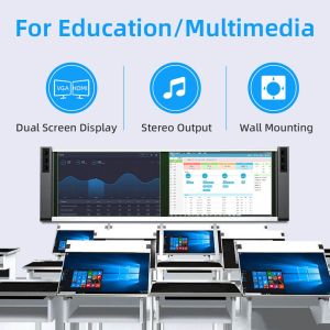 Dual Ethernet Dual COM Industrial Fanless PC Windows 10 Linux Mini Desktop