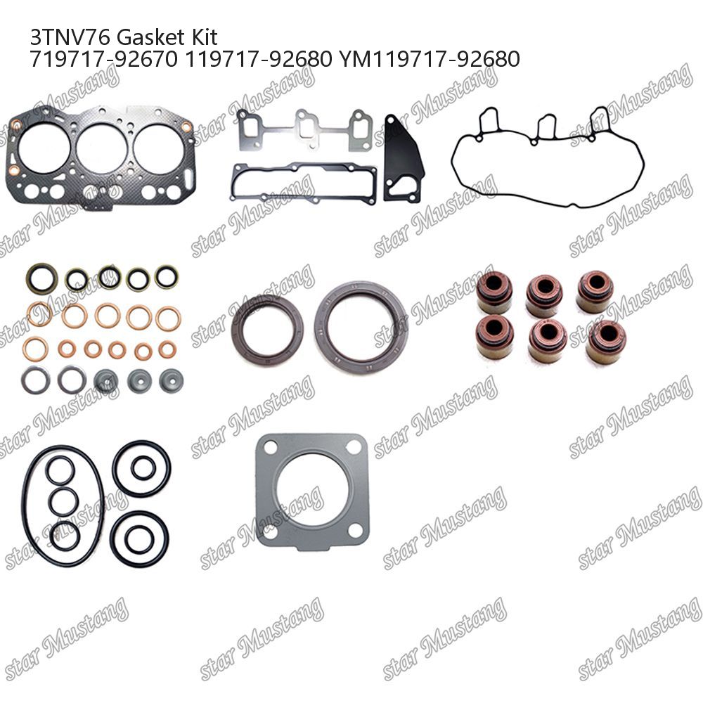 Full Gasket Kit 3TNV76 719717-92670 119717-92680 YM119717-92680
