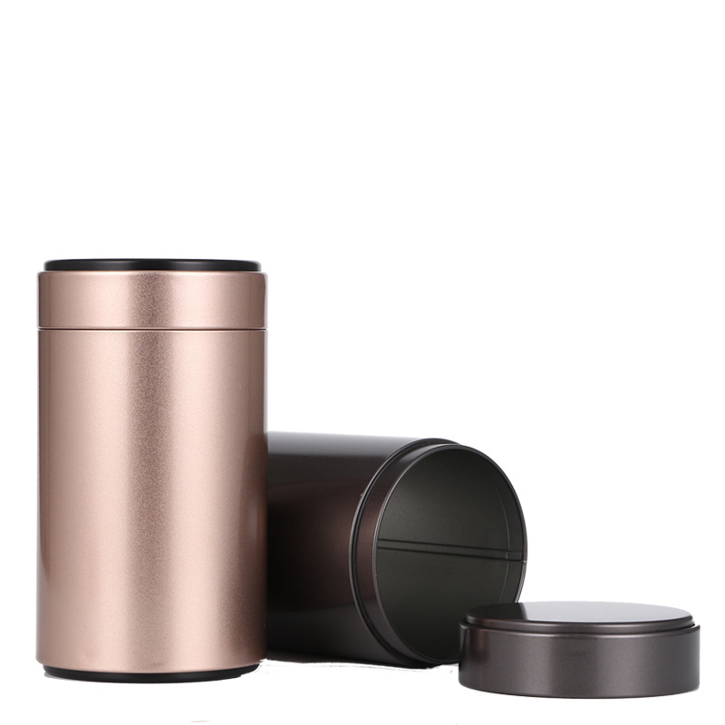 Anticorrosive Tin Can For Tea Packaging , Multifunctional Cylindrical Tin Container