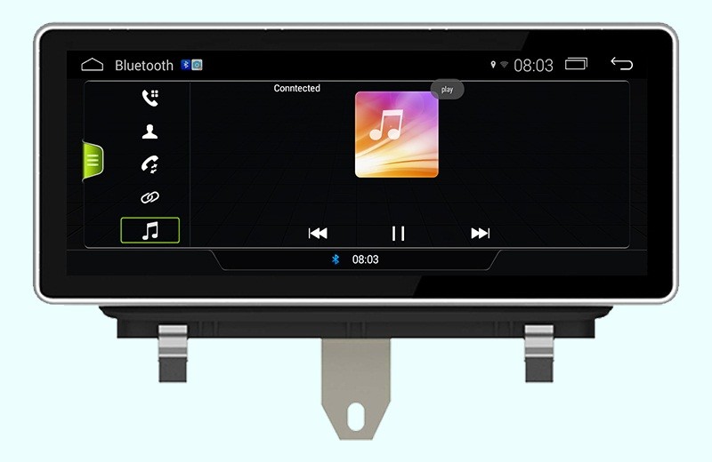 Ouchuangbo 10.25 inch car audio gps navi for Audi Q3 2011-2018 support BT aux android 4.4
