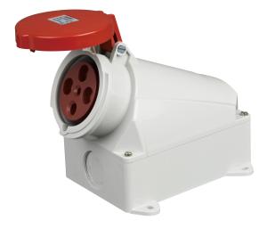 China Screwless Industrial Power Plugs Sockets , Heavy Duty 63a Industrial Socket factory