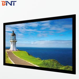 China 16 10 Format Fixed Frame Projector Screen For School Hall / Government Agency factory