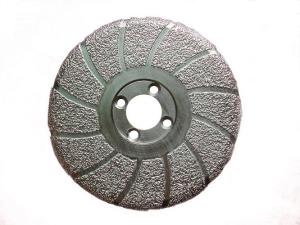 China Vacuum Brazed Metal Bonded Diamond Grinding Wheel For Concrete / Masonry Surface factory