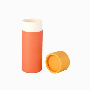 Food Grade Paper Cylinder Containers Embossed Debossed CMYK Printing