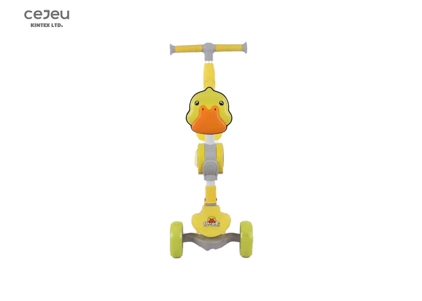 Kids Removable Seat 3 Wheel Push Scooter For Ages 3 - 8
