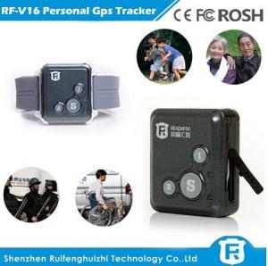 China Low cost mini chip child gps tracker bracelet for persons and pets reachfar rf-v16 factory