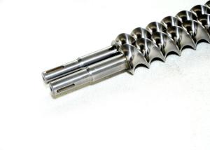China Wr15e / Wr30 Screw Shaft , Toshiba 58ss Extruder Components High Temper Resistance factory