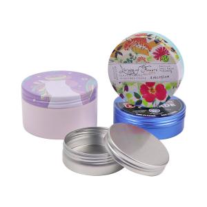 China Dia 39mm-100mm Professional Metal Aluminium Tin Box Cream Jars Cosmetic Packaging factory
