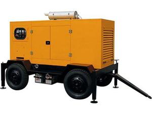 China Electric Mobile Diesel Generators Yuchai Electronic Injection Fuel System Powered 80KW factory