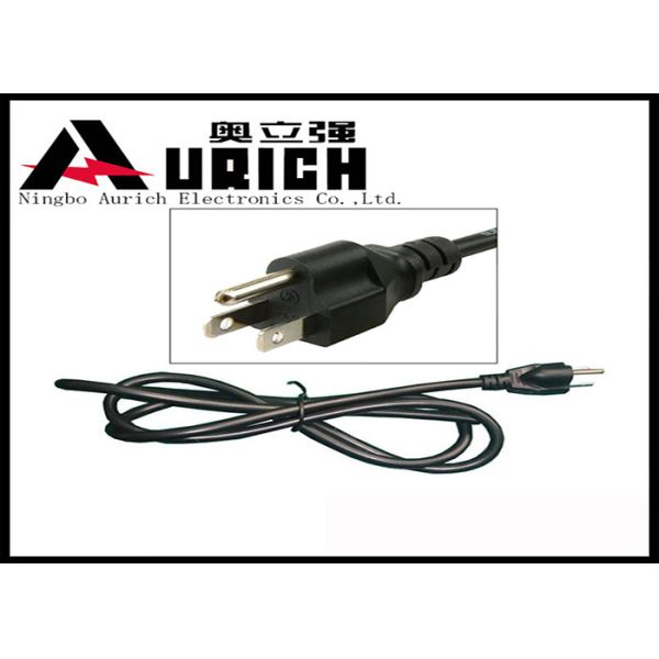 NEMA Type UL Power Cord 10A 250V , SJT SJOO SJOOW 3 Prong AC Power Cord