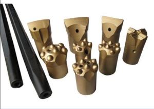 China High Hardness Small Hard Rock Drill Bits Tapered Drill Bits For Marble Quarry factory