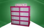 Rose Red Strong Paper Cardboard Pallet Display in Stores 80X60X130CM