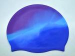 Silicone Multicolor Triathlon Swim Cap For Adult Women Men Youth