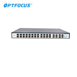 China 20km 16 Port Epon Olt 16 EPON 4 GE SFP 4 GE COMBO Port 2 10GE SFP Port factory