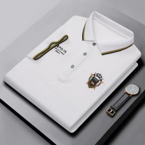 China Print Custom Uniform Golf Polo Shirts in Jersey Fabric for Golf Business Uniform factory