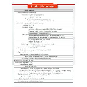 Industrial Grade UNIVO UBPT500-602TY Liquid Level Transmitter with Customized