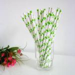 1.2x230mm Bubble Tea Paper Straws Eco Friendly Food Grade