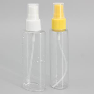 China Transparent Oval 42*31*109mm 80ml Plastic Spray Bottles Bulk factory