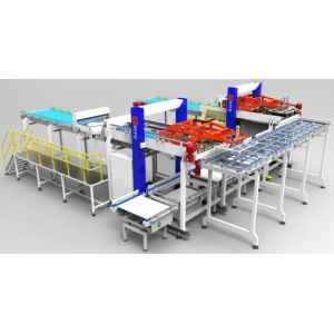 Semi Automatic Plastic Bottle Packaging Machine Loading And Unloading Cage