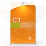 230gsm 30mm Modular Exhibition Display Promotional Booth Displays For Contractor