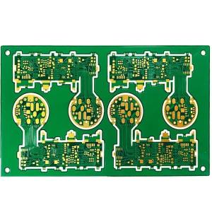 China 6 Layers Custom Rigid Flex PCB 0.9mm Green No Silkscreen 151.5*88.74mm factory
