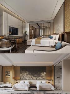China Standard Plywood Hotel Guest Room Furniture Full Supply Customization factory