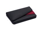 Magnetic Closure Personalised Card Holder Fabric PU Leather Card Case