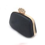 Fashion high quality handbag hardware accessories metal wallet frame plastic box