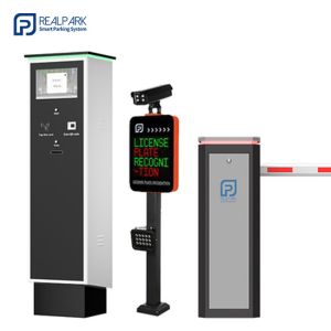 10.1 Inch LCD LPR Parking Solution Car Park Ticket Machine With NFC Card