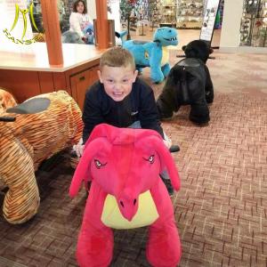 China Hansel amusement park walking coin operated children ride on animals factory