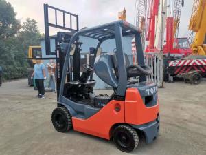 China 4Y Engine Natural Gas Toyota 8FD15 Used All Terrain Forklift factory
