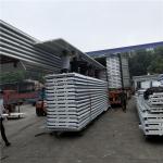 light weight 50mm new design 0.526mm ivory white steel sheet eps roof sandwich