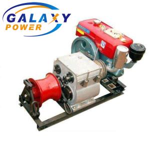 China Single Wheel 5Ton Diesel Winch Lifting Erection Tower Transmission Line Accessories factory